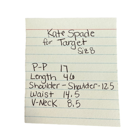 Kate Spade x Target Pink Red Floral Peplum Midi Dress Women’s Size 8 NWT - Picture 15 of 15